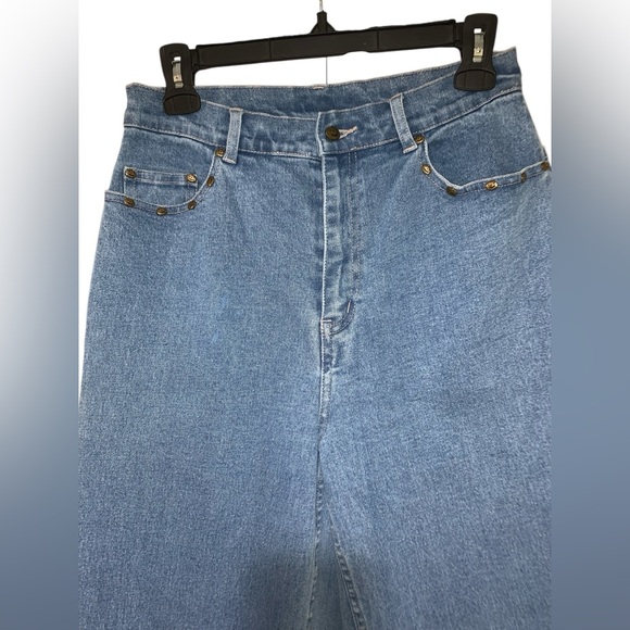 QVC Vintage The Quacker Factory Jeans Unique Metal Pumpkin Embellishments Size 8 - Picture 11 of 13